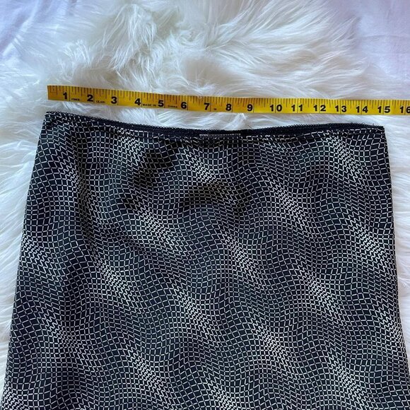 Vintage 90s Patterned Midi Skirt - Picture 4 of 6